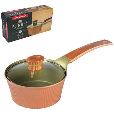OEM Casserole En Aluminium Florina Forest Avec Couvercle 18 Cm 1,7 L - Publicité OEM Casserole En Aluminium Florina Forest Avec Couvercle 18 Cm 1,7 L - Publicité