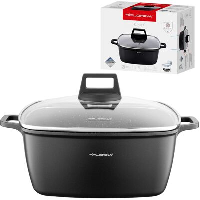 OEM Marmite En Aluminium Florina Chef 28 X 28 X 12 Cm 7,1 L - Publicité OEM Marmite En Aluminium Florina Chef 28 X 28 X 12 Cm 7,1 L - Publicité
