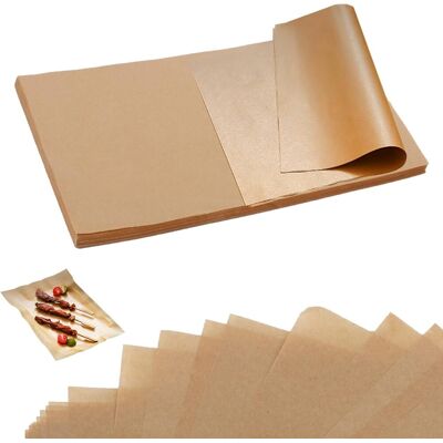 GRASSLIN 120 Pièces Papier Cuisson, 20x30 Cm Antiadhésif, Résistant Chaleur 250°c, Pour Four, Grill, Air Fryer - Publicité GRASSLIN 120 Pièces Papier Cuisson, 20x30 Cm Antiadhésif, Résistant Chaleur 250°c, Pour Four, Grill, Air Fryer - Publicité