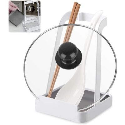 OEM Couvercle De Casserole Et Repose-cuillère - Support En Métal Pour Couvercle De Casserole, Support De Couvercle De Casserole, Support De Cuillère Multifonction Pour Couvercle De Poêle - Publicité OEM Couvercle De Casserole Et Repose-cuillère - Support En Métal Pour Couvercle De Casserole, Support De Couvercle De Casserole, Support De Cuillère Multifonction Pour Couvercle De Poêle - Publicité