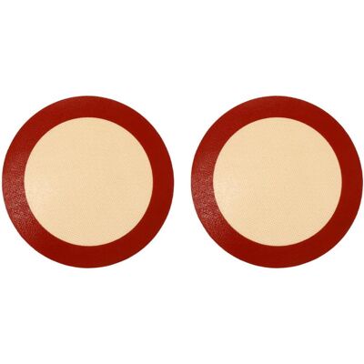GRASSLIN Jojofuny Tapis De En Silicone Antiadhésif 2 Pièces Rond 8 Pouces Pendant Fêtes Facile À Nettoyer, Pour -ondes Et Dessous De Plat'-'- - Publicité GRASSLIN Jojofuny Tapis De En Silicone Antiadhésif 2 Pièces Rond 8 Pouces Pendant Fêtes Facile À Nettoyer, Pour -ondes Et Dessous De Plat'-'- - Publicité