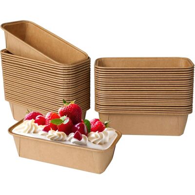 GRASSLIN 50 Pièces Moules À Gâteaux En Papier Jetables Dimensions 15.5 X 5.4 5.3cm Moule Pour Cake Antiadhésif Carton Cuisson Petit Pain Marron - 5.3 Cm - Publicité GRASSLIN 50 Pièces Moules À Gâteaux En Papier Jetables Dimensions 15.5 X 5.4 5.3cm Moule Pour Cake Antiadhésif Carton Cuisson Petit Pain Marron - 5.3 Cm - Publicité