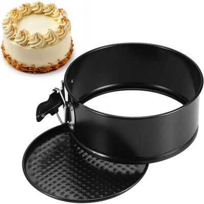 GRASSLIN 1 Moule À Charnière, Rond 15 Cm, Revêtement Antiadhésif, Acier Au Carbone, Fond Amovible, Cuisson Pâtisserie - Publicité GRASSLIN 1 Moule À Charnière, Rond 15 Cm, Revêtement Antiadhésif, Acier Au Carbone, Fond Amovible, Cuisson Pâtisserie - Publicité