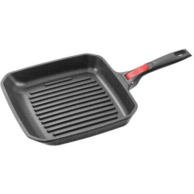 Poêle Grill - Pradel Excellence - 92382m - 26 Cm - Fonte D'Aluminium - Revêtement Anti-adhésif Façon Pierre - Publicité Poêle Grill - Pradel Excellence - 92382m - 26 Cm - Fonte D'Aluminium - Revêtement Anti-adhésif Façon Pierre - Publicité