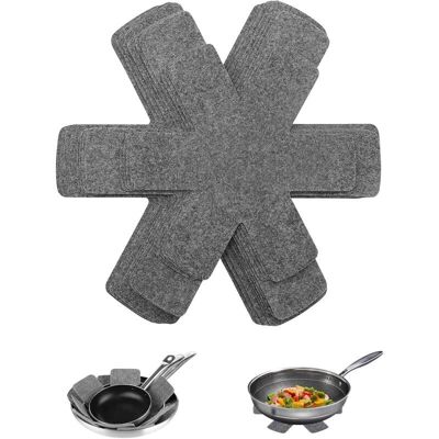 OEM 10pcs Protège-poêles En Feutre,protection Casseroles Et Protège-poêle,protege Poele Feutrine,résistant À La Chaleur Et Antidérapant Protection Poele Et Casserole,pour Éviter Les Rayures - Publicité OEM 10pcs Protège-poêles En Feutre,protection Casseroles Et Protège-poêle,protege Poele Feutrine,résistant À La Chaleur Et Antidérapant Protection Poele Et Casserole,pour Éviter Les Rayures - Publicité