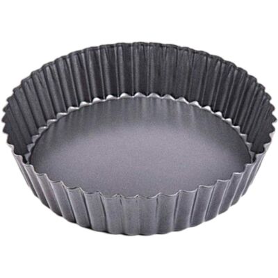 GRASSLIN 1 Moule À Tarte, Acier Au Carbone, Revêtement Antiadhésif, Fond Amovible, Bord Cannelé, Pour Cuisine - Publicité GRASSLIN 1 Moule À Tarte, Acier Au Carbone, Revêtement Antiadhésif, Fond Amovible, Bord Cannelé, Pour Cuisine - Publicité