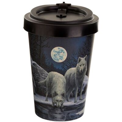 Eden Mug De Voyage Loups Clair De Lune 400 Ml Ambiance Mystique - Publicité Eden Mug De Voyage Loups Clair De Lune 400 Ml Ambiance Mystique - Publicité