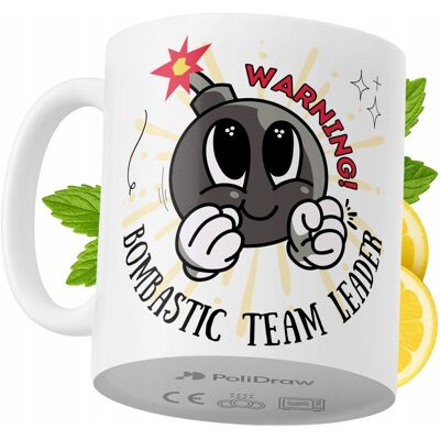 OEM Mug Humoristique Pour Chef D'Équipe, Avec Un Texte Amusant Et Un Design Graphique Original. Idéal Pour Les Anniversaires, Les Fêtes Et Les Occasions Spéciales. Mug Premium Pour La Maison, Le Bureau Et - Publicité OEM Mug Humoristique Pour Chef D'Équipe, Avec Un Texte Amusant Et Un Design Graphique Original. Idéal Pour Les Anniversaires, Les Fêtes Et Les Occasions Spéciales. Mug Premium Pour La Maison, Le Bureau Et - Publicité