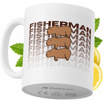 OEM Mug Humoristique Pour Pêcheur, Avec Un Texte Amusant Et Un Design Graphique Original. Idéal Pour Les Anniversaires, Les Fêtes Et Les Occasions Spéciales. Mug Premium Pour La Maison, Le Bureau Et Le Tr - Publicité OEM Mug Humoristique Pour Pêcheur, Avec Un Texte Amusant Et Un Design Graphique Original. Idéal Pour Les Anniversaires, Les Fêtes Et Les Occasions Spéciales. Mug Premium Pour La Maison, Le Bureau Et Le Tr - Publicité