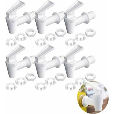OEM 6 Pcs Plastique Robinet, Robinet Distributeur Tonneau, Distributeur De Boissons, Pas De Gouttes, Pas De Fuites, Pour Fermenter Le Vin, La Bière, Le Jus De Fruits, Bec Verseur Réutilisable, Blanc - Publicité OEM 6 Pcs Plastique Robinet, Robinet Distributeur Tonneau, Distributeur De Boissons, Pas De Gouttes, Pas De Fuites, Pour Fermenter Le Vin, La Bière, Le Jus De Fruits, Bec Verseur Réutilisable, Blanc - Publicité