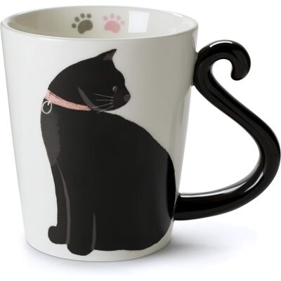 KAJFJAD Mug En Céramique Fait Main Avec Motif Chat - Tasse À Café/thé Blanche Ornée D'Un Imprimé Animal, Cadeau Artisanal Adorable Pour Les Amoureux Des Chats (hommes Et Femmes) - Publicité KAJFJAD Mug En Céramique Fait Main Avec Motif Chat - Tasse À Café/thé Blanche Ornée D'Un Imprimé Animal, Cadeau Artisanal Adorable Pour Les Amoureux Des Chats (hommes Et Femmes) - Publicité