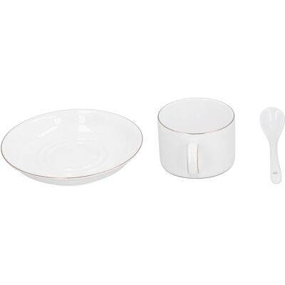 WEYTOLL Ensemble De 4 Tasses À Café Avec Soucoupe, Cuillère, Verres À Thé, Cadeau Pour La Cuisine De La Maison - Publicité WEYTOLL Ensemble De 4 Tasses À Café Avec Soucoupe, Cuillère, Verres À Thé, Cadeau Pour La Cuisine De La Maison - Publicité