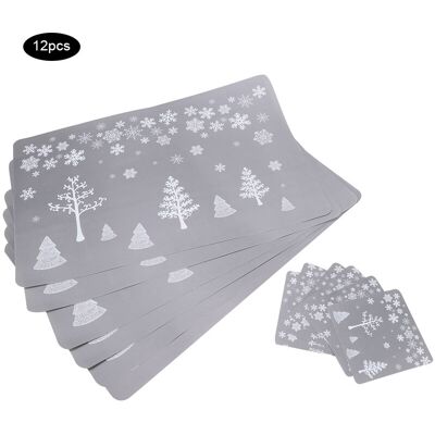 OEM Jeffergarden Tapis De Tasse De Thé Imprimé De Nol, 12 Pièces, Sous-verres, Théière, Placement, Tapis De Table, Décoration-dou - Publicité OEM Jeffergarden Tapis De Tasse De Thé Imprimé De Nol, 12 Pièces, Sous-verres, Théière, Placement, Tapis De Table, Décoration-dou - Publicité