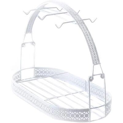 Generic Tasse De Café Porte-gobelet En Métal Porte-tasses À Café En Acier Avec Crochets Supports De Tasse À Café Coffee Mug Holder Présentoir Pour Table - Publicité Generic Tasse De Café Porte-gobelet En Métal Porte-tasses À Café En Acier Avec Crochets Supports De Tasse À Café Coffee Mug Holder Présentoir Pour Table - Publicité