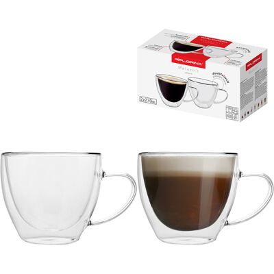 OEM Verres Thermiques En Malachite Florina, Lot De 2, 270 Ml - Publicité OEM Verres Thermiques En Malachite Florina, Lot De 2, 270 Ml - Publicité