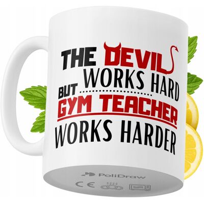 OEM Mug Humoristique Pour Prof De Gym, Avec Un Texte Amusant Et Un Design Graphique Original. Idéal Pour Les Anniversaires, Les Fêtes Et Les Jours Fériés. Mug Premium Pour Toutes Les Occasions Spéciales, - Publicité OEM Mug Humoristique Pour Prof De Gym, Avec Un Texte Amusant Et Un Design Graphique Original. Idéal Pour Les Anniversaires, Les Fêtes Et Les Jours Fériés. Mug Premium Pour Toutes Les Occasions Spéciales, - Publicité
