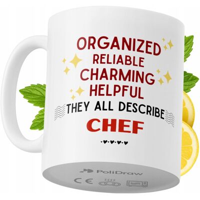 OEM Mug Humoristique Pour Chef, Avec Un Texte Amusant Et Un Design Graphique Original. Idéal Pour Les Anniversaires, Les Fêtes Et Les Occasions Spéciales. Mug Premium Pour La Maison, Le Bureau Et Le Trava - Publicité OEM Mug Humoristique Pour Chef, Avec Un Texte Amusant Et Un Design Graphique Original. Idéal Pour Les Anniversaires, Les Fêtes Et Les Occasions Spéciales. Mug Premium Pour La Maison, Le Bureau Et Le Trava - Publicité