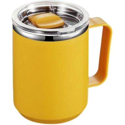 YUDO Mug Isotherme Portable Et Étanche, Réutilisable, Avec Couvercle Et Poignée, Idéal Pour Les Voyages, Les Fêtes, Le Camping, La Plage Et Le Bureau.-yellow - Publicité YUDO Mug Isotherme Portable Et Étanche, Réutilisable, Avec Couvercle Et Poignée, Idéal Pour Les Voyages, Les Fêtes, Le Camping, La Plage Et Le Bureau.-yellow - Publicité
