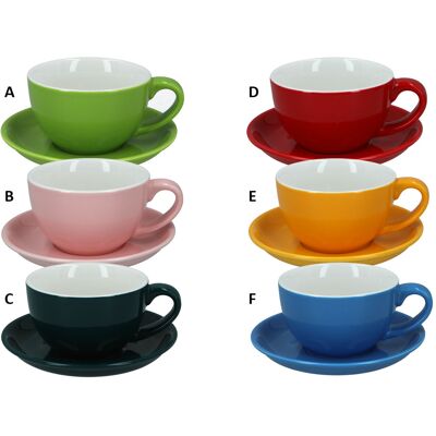 OEM Tasse Et Soucoupe (assortiment De 6 Couleurs Au Choix) - Publicité OEM Tasse Et Soucoupe (assortiment De 6 Couleurs Au Choix) - Publicité
