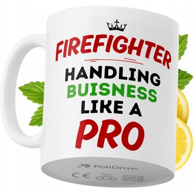 OEM Mug Humoristique Pour Pompier, Avec Un Texte Amusant Et Un Design Graphique Original. Idéal Pour Les Anniversaires, Les Fêtes Et Les Occasions Spéciales. Mug Premium Pour La Maison, Le Bureau Et Le Tr - Publicité OEM Mug Humoristique Pour Pompier, Avec Un Texte Amusant Et Un Design Graphique Original. Idéal Pour Les Anniversaires, Les Fêtes Et Les Occasions Spéciales. Mug Premium Pour La Maison, Le Bureau Et Le Tr - Publicité
