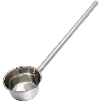 LISATR Louche Multifonction À Long Manche En Acier Inoxydable, Cuillère À Arroser Pour Jardin Et Cuisine-57.00x12.00x6.30cm-silver - Publicité LISATR Louche Multifonction À Long Manche En Acier Inoxydable, Cuillère À Arroser Pour Jardin Et Cuisine-57.00x12.00x6.30cm-silver - Publicité