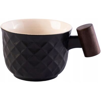 OEM Tasse En Porcelaine De 180 Ml Pour Thé Et Café, Noir Moderne - Publicité OEM Tasse En Porcelaine De 180 Ml Pour Thé Et Café, Noir Moderne - Publicité