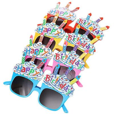 YUDO Lot De 4 Verres « Joyeux Anniversaire » - Publicité YUDO Lot De 4 Verres « Joyeux Anniversaire » - Publicité