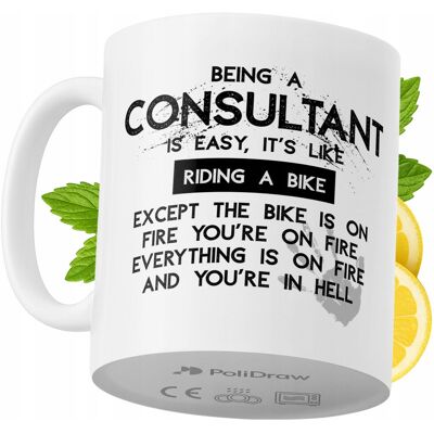 OEM Mug Humoristique Pour Consultant, Avec Texte Amusant Et Design Graphique, Idéal Pour Les Anniversaires, Les Fêtes Et Les Jours Fériés. Mug Premium Pour Occasions Spéciales, À La Maison Ou Au Bureau. B - Publicité OEM Mug Humoristique Pour Consultant, Avec Texte Amusant Et Design Graphique, Idéal Pour Les Anniversaires, Les Fêtes Et Les Jours Fériés. Mug Premium Pour Occasions Spéciales, À La Maison Ou Au Bureau. B - Publicité