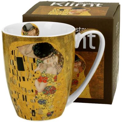 OEM Mug En Porcelaine Klimt Le Baiser 350 Ml - Publicité OEM Mug En Porcelaine Klimt Le Baiser 350 Ml - Publicité