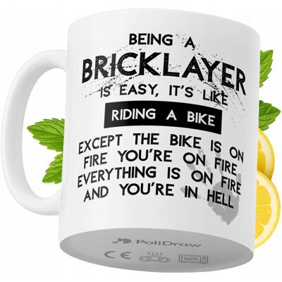 OEM Mug Humoristique Pour Maçon - Mug À Café/thé Avec Texte Amusant - Idéal Pour Les Anniversaires, Les Fêtes Et Les Occasions Spéciales - Mug Premium Pour La Maison, Le Bureau Et Le Travail - Blanc - 330 - Publicité OEM Mug Humoristique Pour Maçon - Mug À Café/thé Avec Texte Amusant - Idéal Pour Les Anniversaires, Les Fêtes Et Les Occasions Spéciales - Mug Premium Pour La Maison, Le Bureau Et Le Travail - Blanc - 330 - Publicité