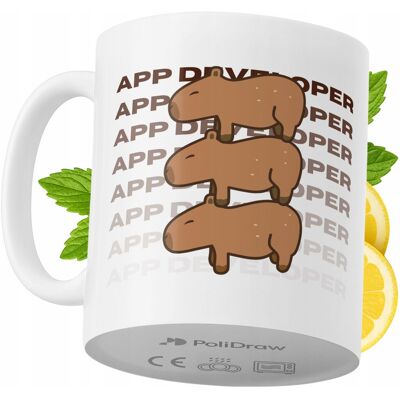 OEM Mug Humoristique Pour Développeur D'Applications, Avec Un Texte Amusant Et Un Design Graphique Original. Idéal Pour Les Anniversaires, Les Fêtes Et Les Occasions Spéciales. Mug Premium Pour La Maison, - Publicité OEM Mug Humoristique Pour Développeur D'Applications, Avec Un Texte Amusant Et Un Design Graphique Original. Idéal Pour Les Anniversaires, Les Fêtes Et Les Occasions Spéciales. Mug Premium Pour La Maison, - Publicité