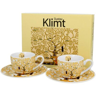 OEM Ensemble De 2 Tasses À Expresso Klimt Écru - Publicité OEM Ensemble De 2 Tasses À Expresso Klimt Écru - Publicité
