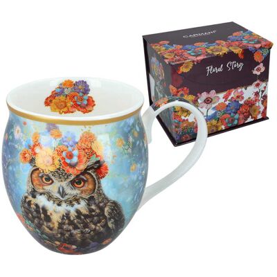 OEM Mug En Forme De Tonneau - Hibou (carmani) - Publicité OEM Mug En Forme De Tonneau - Hibou (carmani) - Publicité