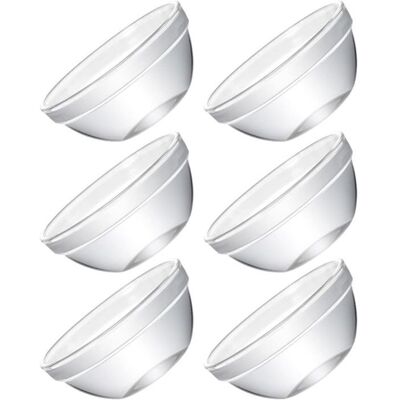 OEM 6 Pièces Bols Alimentaires En Verre, Design Empilable Et Résistant, Bols À Dessert Transparents, Pour Cuisine Domestique Et Préparations Sucrées - Publicité OEM 6 Pièces Bols Alimentaires En Verre, Design Empilable Et Résistant, Bols À Dessert Transparents, Pour Cuisine Domestique Et Préparations Sucrées - Publicité