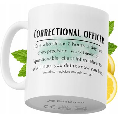 OEM Mug Humoristique Pour Agent Correctionnel, Avec Texte Amusant Et Design Graphique. Idéal Pour Les Anniversaires, Les Fêtes Et Les Jours Fériés. Mug Premium Pour Occasions Spéciales, À La Maison Ou Au - Publicité OEM Mug Humoristique Pour Agent Correctionnel, Avec Texte Amusant Et Design Graphique. Idéal Pour Les Anniversaires, Les Fêtes Et Les Jours Fériés. Mug Premium Pour Occasions Spéciales, À La Maison Ou Au - Publicité