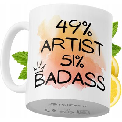OEM Mug Humoristique Pour Artiste, Avec Un Texte Amusant Et Un Design Graphique Original. Idéal Pour Les Anniversaires, Les Fêtes Et Les Occasions Spéciales. Mug Premium Pour La Maison, Le Bureau Et Le Tr - Publicité OEM Mug Humoristique Pour Artiste, Avec Un Texte Amusant Et Un Design Graphique Original. Idéal Pour Les Anniversaires, Les Fêtes Et Les Occasions Spéciales. Mug Premium Pour La Maison, Le Bureau Et Le Tr - Publicité