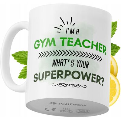 OEM Mug Humoristique Pour Prof De Gym, Avec Un Texte Amusant Et Un Design Graphique Original. Idéal Pour Les Anniversaires, Les Fêtes Et Les Jours Fériés. Mug Premium Pour Toutes Les Occasions Spéciales, - Publicité OEM Mug Humoristique Pour Prof De Gym, Avec Un Texte Amusant Et Un Design Graphique Original. Idéal Pour Les Anniversaires, Les Fêtes Et Les Jours Fériés. Mug Premium Pour Toutes Les Occasions Spéciales, - Publicité