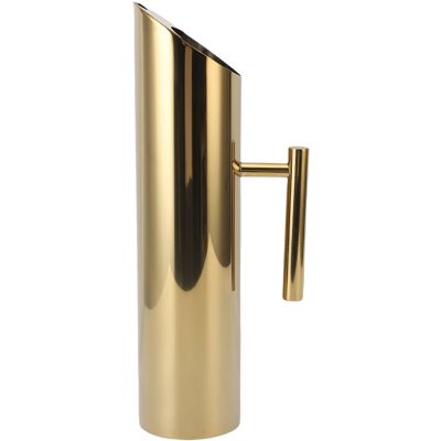 WEYTOLL Pichet À Eau En Acier Inoxydable Avec Protection Contre La Glace, 2 L, Poignée En Métal Pour Boissons, Thé Glacé Et Chaud, Jus De Café, Or - Publicité WEYTOLL Pichet À Eau En Acier Inoxydable Avec Protection Contre La Glace, 2 L, Poignée En Métal Pour Boissons, Thé Glacé Et Chaud, Jus De Café, Or - Publicité