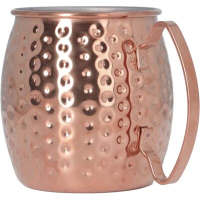 MCKENSA Mug Moscow Mule En Acier Inoxydable 304 De Grande Capacité (500 Ml), Finition Or Rose, Idéal Pour Les Bars, Hôtels Et Restaurants. Publicité MCKENSA Mug Moscow Mule En Acier Inoxydable 304 De Grande Capacité (500 Ml), Finition Or Rose, Idéal Pour Les Bars, Hôtels Et Restaurants. Publicité