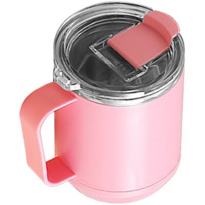 MCKENSA Mug À Café 460 Ml, Intérieur En Acier Inoxydable 304, Étanche, Élégant Et Portable, Idéal Pour Les Activités De Plein Air (rose). Publicité MCKENSA Mug À Café 460 Ml, Intérieur En Acier Inoxydable 304, Étanche, Élégant Et Portable, Idéal Pour Les Activités De Plein Air (rose). Publicité