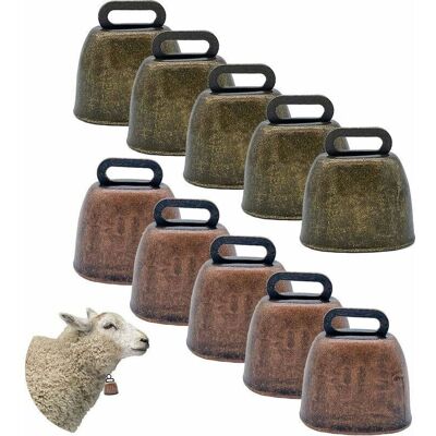 OEM 10pcs Vache Cheval Mouton Pâturage Cuivre Cloche De Vache Mouton Vache Cloches Clochette Vintage Bronze Cloche En Bronze Pour Porte En Cuivre Pour Chiens Cloche D'Animal De Chèvre, De Vache, De Cheval - Publicité OEM 10pcs Vache Cheval Mouton Pâturage Cuivre Cloche De Vache Mouton Vache Cloches Clochette Vintage Bronze Cloche En Bronze Pour Porte En Cuivre Pour Chiens Cloche D'Animal De Chèvre, De Vache, De Cheval - Publicité