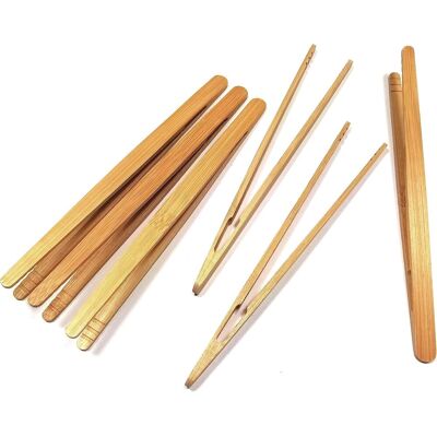 GRASSLIN Lot De 6 Pinces À Grill En Bambou, 17 Cm, Pour Bbq Coréen, Mookata Hotpot, Service Buffet - Publicité GRASSLIN Lot De 6 Pinces À Grill En Bambou, 17 Cm, Pour Bbq Coréen, Mookata Hotpot, Service Buffet - Publicité