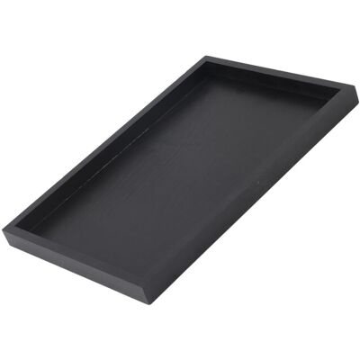 OEM Plateau De Service Rectangulaire En Bois Massif Pour Thé, Café Et En-cas, 22 X 12 X 2 Cm - Publicité OEM Plateau De Service Rectangulaire En Bois Massif Pour Thé, Café Et En-cas, 22 X 12 X 2 Cm - Publicité