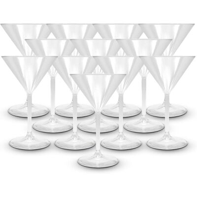 OEM Pack 12 Verre, Polycarbonate, Transparent, 27cl, Martini, Cocktail, Piscine, Camping - Publicité OEM Pack 12 Verre, Polycarbonate, Transparent, 27cl, Martini, Cocktail, Piscine, Camping - Publicité