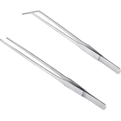 OEM Royaluxe-2 Articles De Pinces En Acier Inoxydable 27cm Longues Droites/incurvées Avec Une Extrémité Dentelée De Précision Pour L'Aquascaping, Le Jardinage, La Cuisine, Le Travail Industriel - Publicité OEM Royaluxe-2 Articles De Pinces En Acier Inoxydable 27cm Longues Droites/incurvées Avec Une Extrémité Dentelée De Précision Pour L'Aquascaping, Le Jardinage, La Cuisine, Le Travail Industriel - Publicité