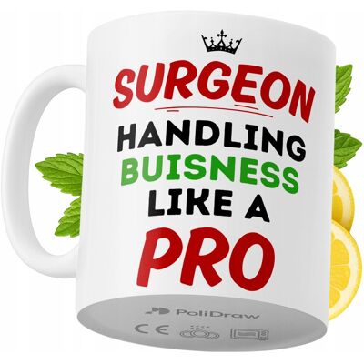 OEM Mug Humoristique Pour Chirurgien, Avec Texte Amusant Et Design Graphique. Idéal Pour Les Anniversaires, Les Fêtes Et Les Occasions Spéciales. Mug Premium Pour La Maison, Le Bureau Et Le Travail. Blanc - Publicité OEM Mug Humoristique Pour Chirurgien, Avec Texte Amusant Et Design Graphique. Idéal Pour Les Anniversaires, Les Fêtes Et Les Occasions Spéciales. Mug Premium Pour La Maison, Le Bureau Et Le Travail. Blanc - Publicité