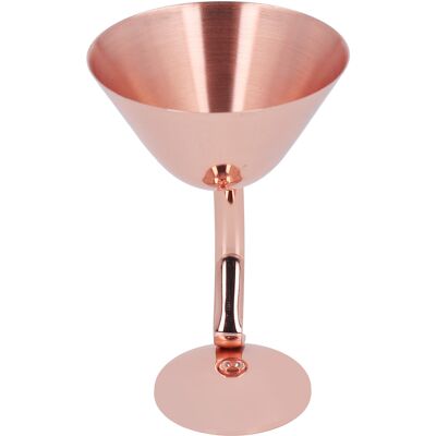 MCKENSA Verre À Cocktail Martini 150 Ml En Acier Inoxydable Plaqué Cuivre, Verre À Vin, Accessoires De Bar, Or Rose - Publicité MCKENSA Verre À Cocktail Martini 150 Ml En Acier Inoxydable Plaqué Cuivre, Verre À Vin, Accessoires De Bar, Or Rose - Publicité
