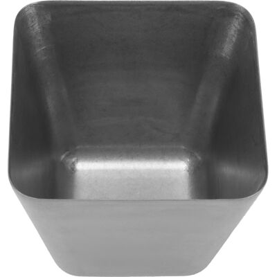MCKENSA Assiette À Sauce Carrée Rétro En Acier Inoxydable De 560 Ml (19 Oz) Pour La Maison Et Le Restaurant - Publicité MCKENSA Assiette À Sauce Carrée Rétro En Acier Inoxydable De 560 Ml (19 Oz) Pour La Maison Et Le Restaurant - Publicité