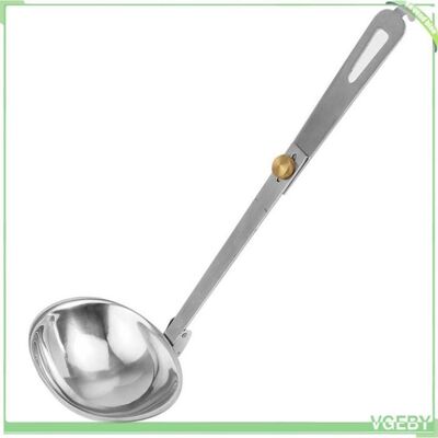 OEM Cuillère À Soupe Pliable - Fafeicy - Compacte - Acier Inoxydable - Long. 260 Mm - Bouton En Cuivre Réglable - Publicité OEM Cuillère À Soupe Pliable - Fafeicy - Compacte - Acier Inoxydable - Long. 260 Mm - Bouton En Cuivre Réglable - Publicité