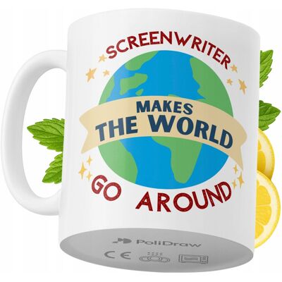 OEM Mug Humoristique Pour Scénariste, Avec Texte Amusant Et Design Graphique. Idéal Pour Les Anniversaires, Les Fêtes Et Les Occasions Spéciales. Mug Premium Pour La Maison, Le Bureau Et Le Travail. Blanc - Publicité OEM Mug Humoristique Pour Scénariste, Avec Texte Amusant Et Design Graphique. Idéal Pour Les Anniversaires, Les Fêtes Et Les Occasions Spéciales. Mug Premium Pour La Maison, Le Bureau Et Le Travail. Blanc - Publicité